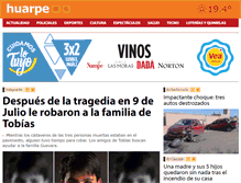 Tablet Screenshot of diariohuarpe.com